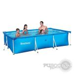 Бассейн каркасный Family Splash Frame Pool Set прямоугольный 400х211х81 см Bestway (56082)