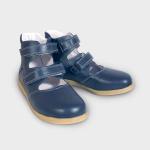 Туфли подростковые закрытые темно-синие ОД-2-2