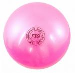 Мяч для худ. гимнастики (19  см, 420 гр) розовый AB2801