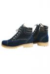 Ботинки зимние Модель №432 синяя замша