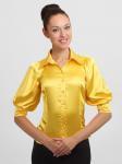 7091-2 блузка женская, желтая