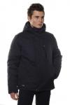 12-232C Black vinil куртка синтепон.мужская
