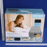 Кровать Twin Ultra Plush 1 99*191*46 см цв.серый, встр. насос 220V Intex (67952)