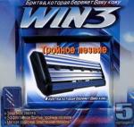 DORCO WIN3  5'S , кассета с 3-мя лезвиями (5 шт. сменных кассет в блистере) РАСПРОДАЖА