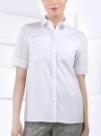 Блуза м. 1140670hc1601 блузочная ткань цв. Белоснежный