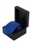 Berthier-silk-т.синий 410.1.17, Галстук в деревянной коробке