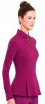 Женская блузка с глубоким вырезом спереди