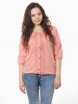 D710-2 блузка женская, светло-розовая