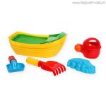 Altacto набор для игр с песком и водой "5 в 1" (корзинка, лейка, грабли, совок, формочка; 27 см)