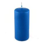 Свеча пеньковая, 6х12 см, синяя, время горения 35 ч (кор 16 шт)