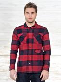 230796 рубашка мужская 07232/CR, Flannel, bordo check