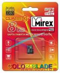 Флэш-карта microSDHC 8GB class10 MIREX без адаптера