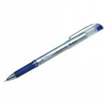 Ручка гелевая Berlingo "Silver" синяя, 0,5 мм, грип, игольчатый стержень, CGp_50162