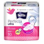 Прокладки женские гигиенические супертонкие bella Perfecta Ultra Rose Deo Fresh, 10 шт./уп.