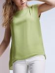 Блуза м. 3140220bt1145 плательная ткань, креп цв. оливковый