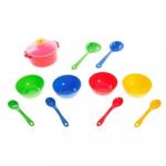 Набор посуды столовый "Ромашка", 12 предметов, цвета МИКС