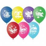 Воздушные шары, 50шт, М12/30см, "Детская тематика", пастель, шелк, 4690296041120