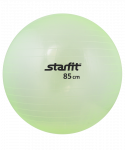 Мяч гимнастический GB-105 85 см, прозрачный, зеленый
