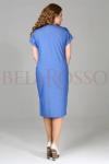Платье Стиль FashionLux 1081 синий джинс