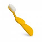 Radius Toothbrush Scuba щетка зубная с резиновой ручкой (желтая) (мягкая) (для правшей)