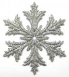 Декоративная снежинка, цвет серебро, арт. СПГ125002