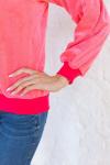 Блуза женская из велюра - VESNA | розовый