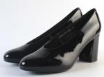 17P25-15-1 BLACK Туфли женские (натуральная кожа)