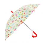 Зонт детский Сердечки, 48 см, свисток, полуавтомат
