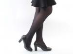1202-2-1 BLACK Туфли женские (натуральная кожа)