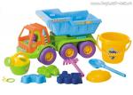 Hualian Toys Набор для игр с песком "Самосвал" (10 предметов).
