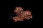 71693-1   Собака  - фигура резная 2" из авантюрина коричневого (имитация) 50*33*20 мм
