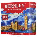 BERNLEY English Classic черный чай, 100 пак.