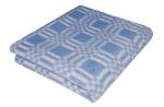 Синее Байковое  100х140 арт. 57-3ЕТ 90% х/б  Ермолино одеяло