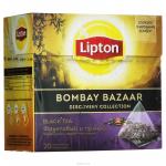Lipton Bombay Bazaar черный чай в пирамидках, 20 шт.