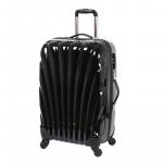 Р1124 (2-ой)черный(20")пластикABS чемодан малый