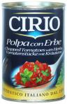 CIRIO"Chopped Tomatoes with Herbs" томаты очищенные резаные с травами (ж/б)
