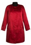 Пальто женское Яника ярко-красная плащевка П 0046