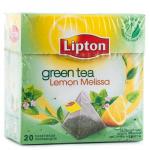 Lipton Lemon Melissa зеленый чай в пирамидках, 20 шт.