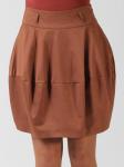 0553-6 юбка коричневая