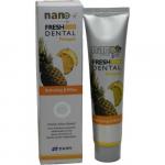 Зубная паста Fresh Dental Nano с серебром и натуральными экстрактами фруктов Ананас, 160 г