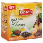 Lipton Pear Chocolate черный чай в пирамидках, 20 шт.