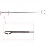 Игла для прошивки документов, с кольцом (для вывертывания), блистер, DW-001