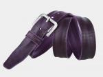 Кожаный фиолетовый мужской джинсовый ремень B40-461