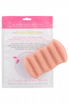 Спонж для мытья тела 6 Wave Body Konjac Sponge Pink Clay
