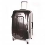 Р1123 т.серый(25)пластикABS чемодан средний