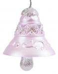 Колокольчик розовый серебряный декор, арт. К60708