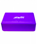 Блок для йоги STARFIT FA-101 PVC, фиолетовый 1/50