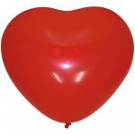 Воздушные шары, 50 шт., М10/25 см., "Сердце", декор, 4690296042974