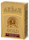 AKBAR Gold чай черный КРУПНЫЙ ЛИСТ, 100 г