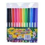 Фломастеры цветные Color Pen 12 цветов, набор